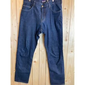 Patagonia Men's Dark Denim Jeans- Size 34 x 32